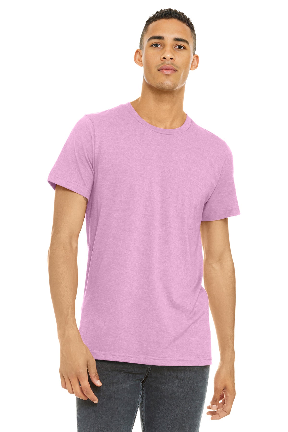 BELLA+CANVAS    Unisex Heather CVC Short Sleeve Tee. BC3001CVC