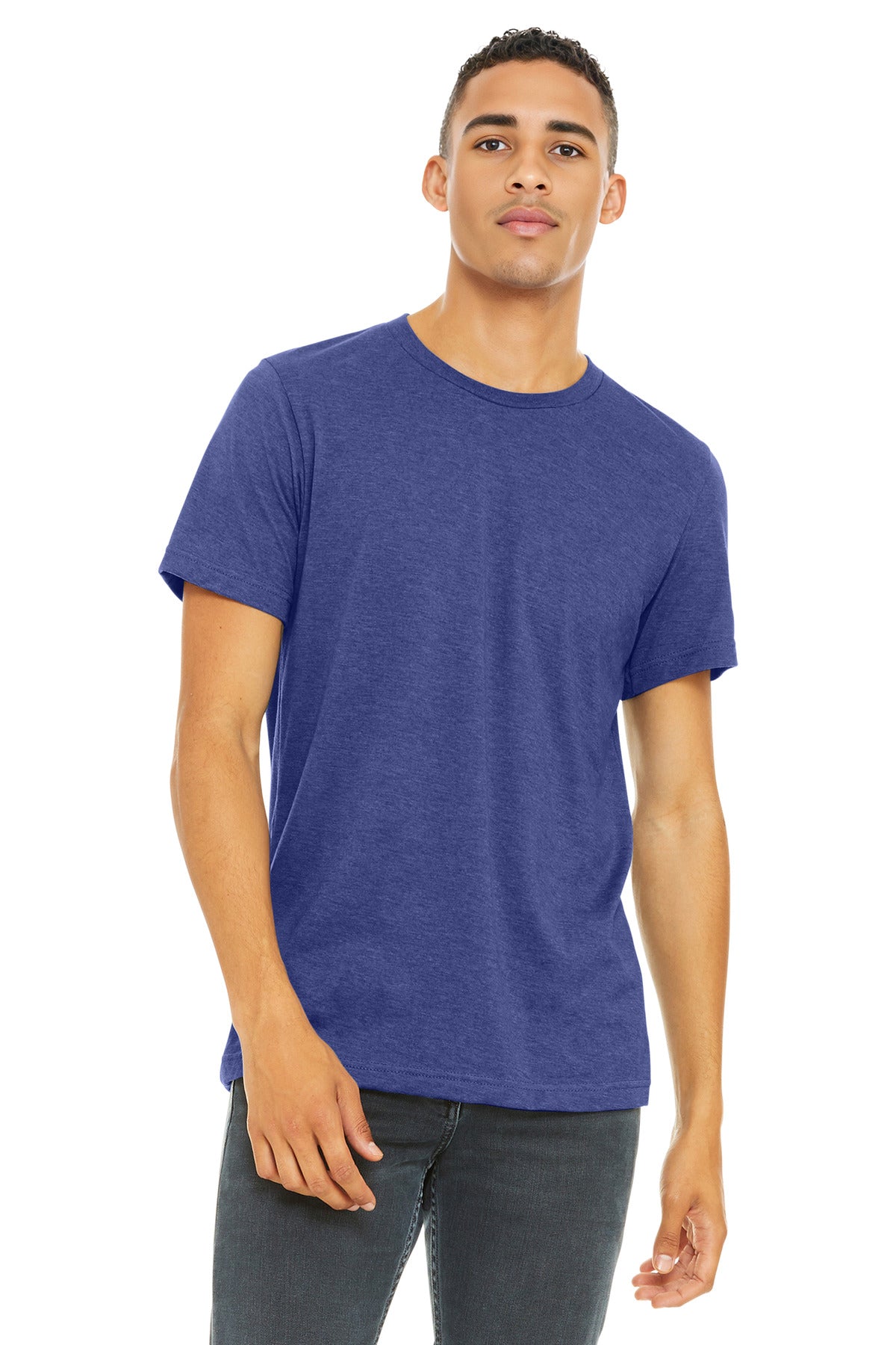 BELLA+CANVAS    Unisex Heather CVC Short Sleeve Tee. BC3001CVC