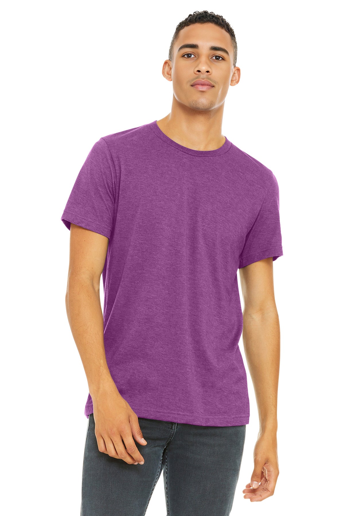 BELLA+CANVAS    Unisex Heather CVC Short Sleeve Tee. BC3001CVC