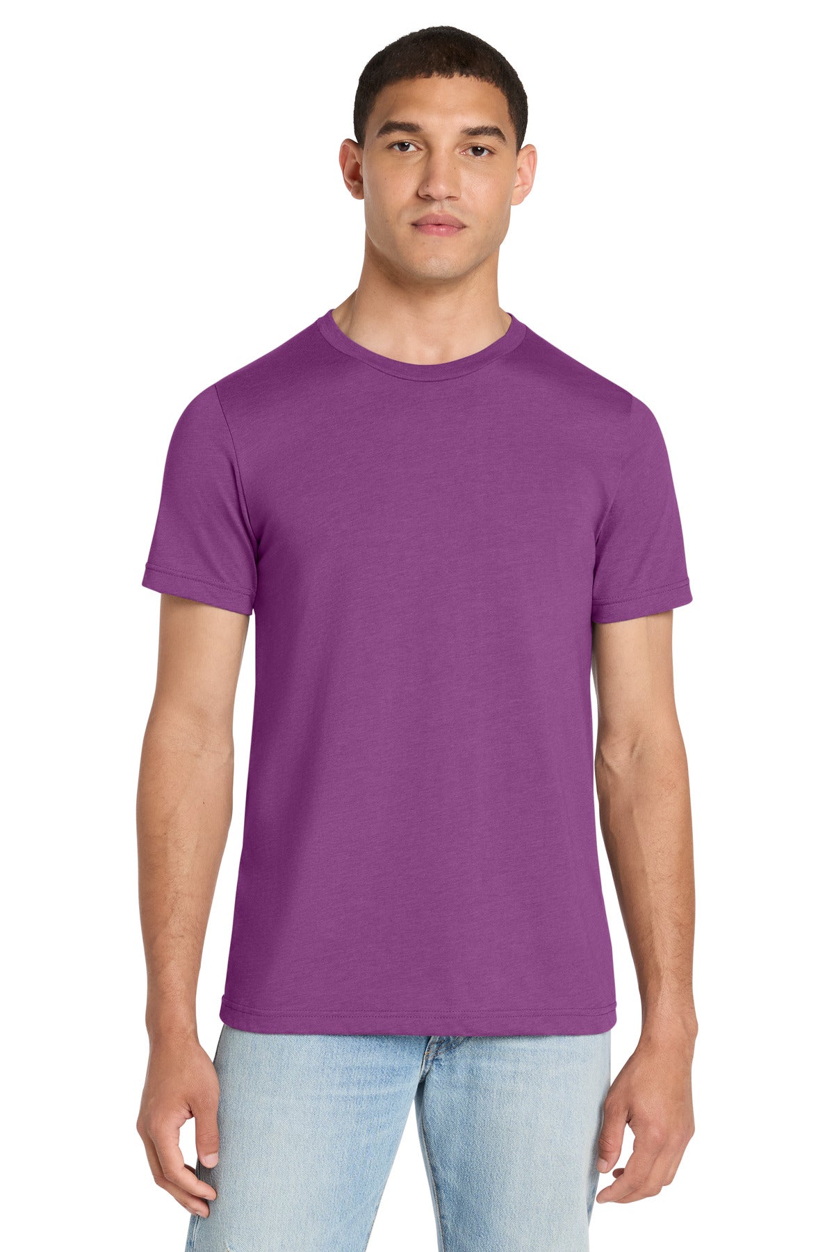 BELLA+CANVAS    Unisex Heather CVC Short Sleeve Tee. BC3001CVC