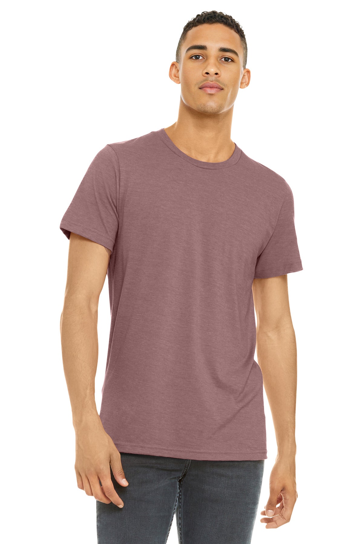 BELLA+CANVAS    Unisex Heather CVC Short Sleeve Tee. BC3001CVC