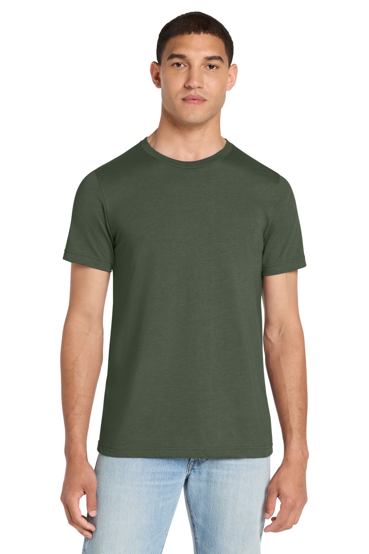 BELLA+CANVAS    Unisex Heather CVC Short Sleeve Tee. BC3001CVC