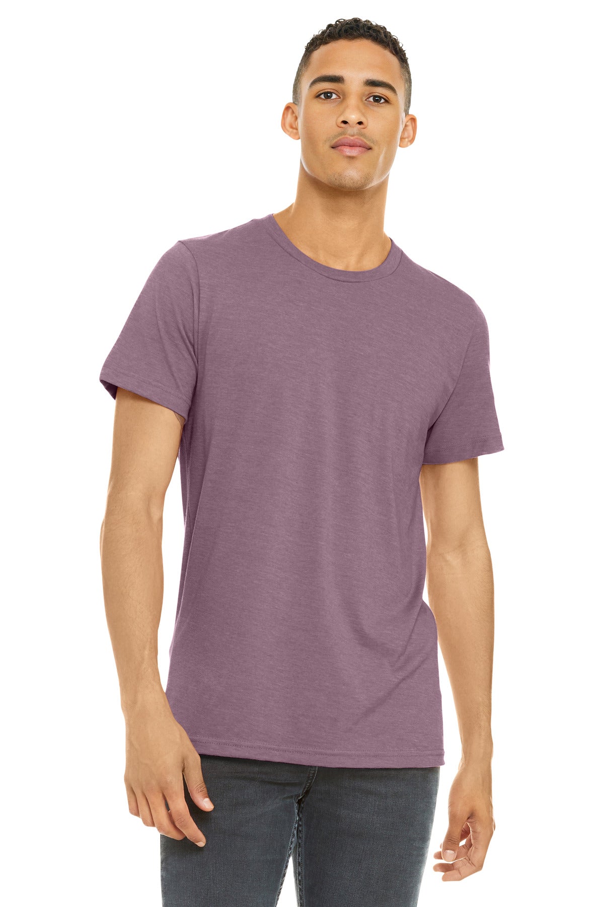 BELLA+CANVAS    Unisex Heather CVC Short Sleeve Tee. BC3001CVC