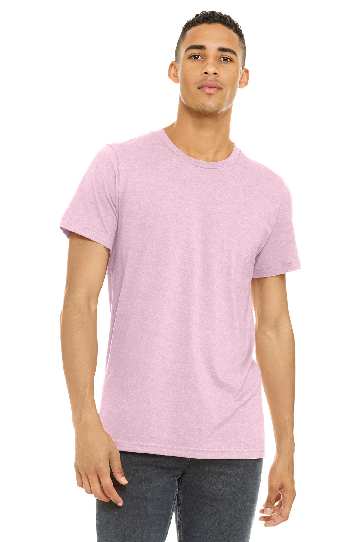 BELLA+CANVAS    Unisex Heather CVC Short Sleeve Tee. BC3001CVC