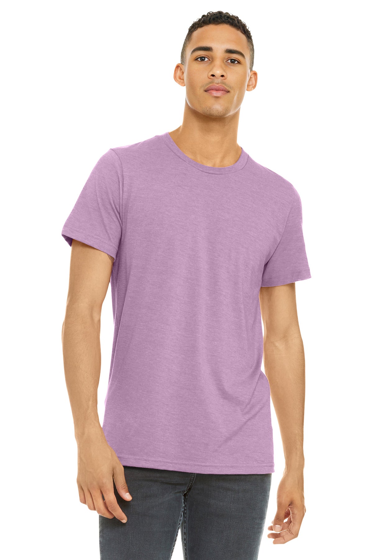 BELLA+CANVAS    Unisex Heather CVC Short Sleeve Tee. BC3001CVC