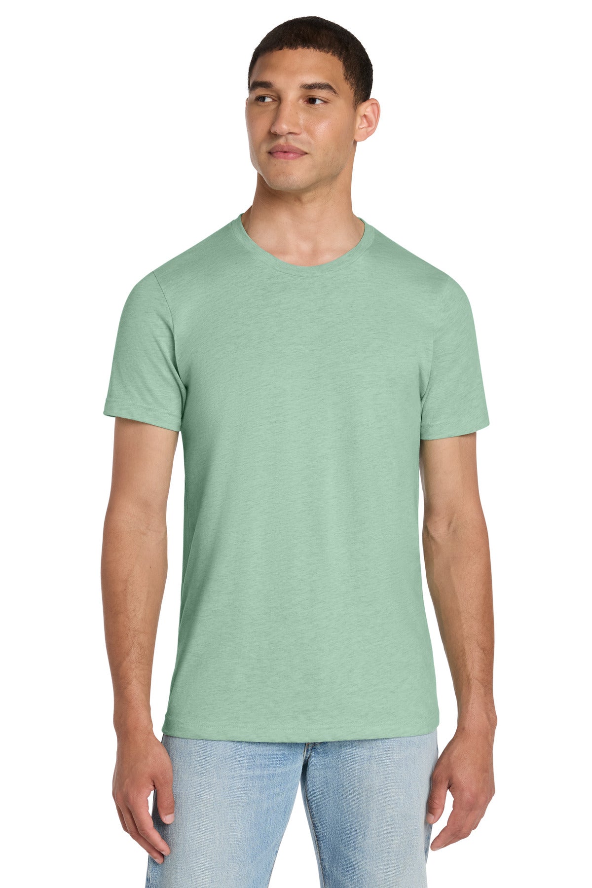 BELLA+CANVAS    Unisex Heather CVC Short Sleeve Tee. BC3001CVC