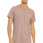 BELLA+CANVAS    Unisex Heather CVC Short Sleeve Tee. BC3001CVC