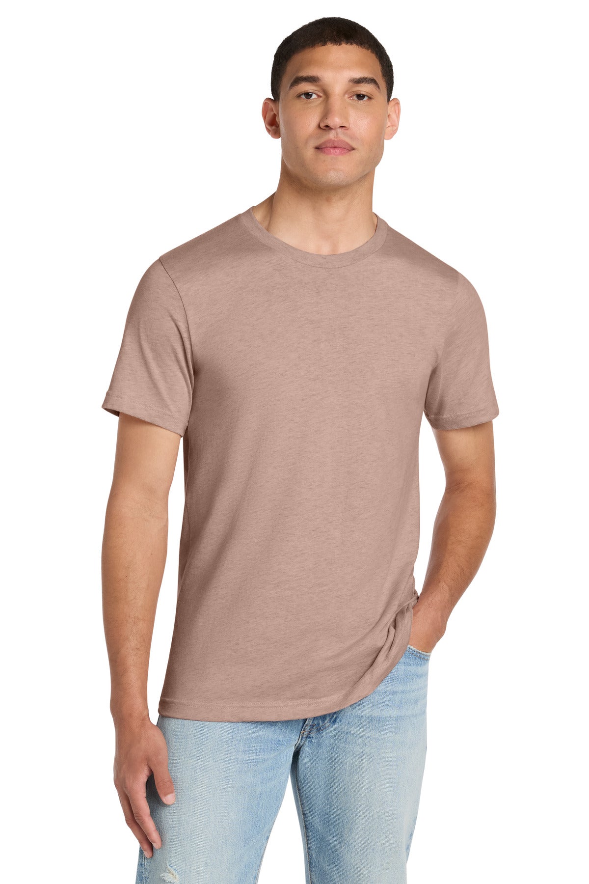 BELLA+CANVAS    Unisex Heather CVC Short Sleeve Tee. BC3001CVC