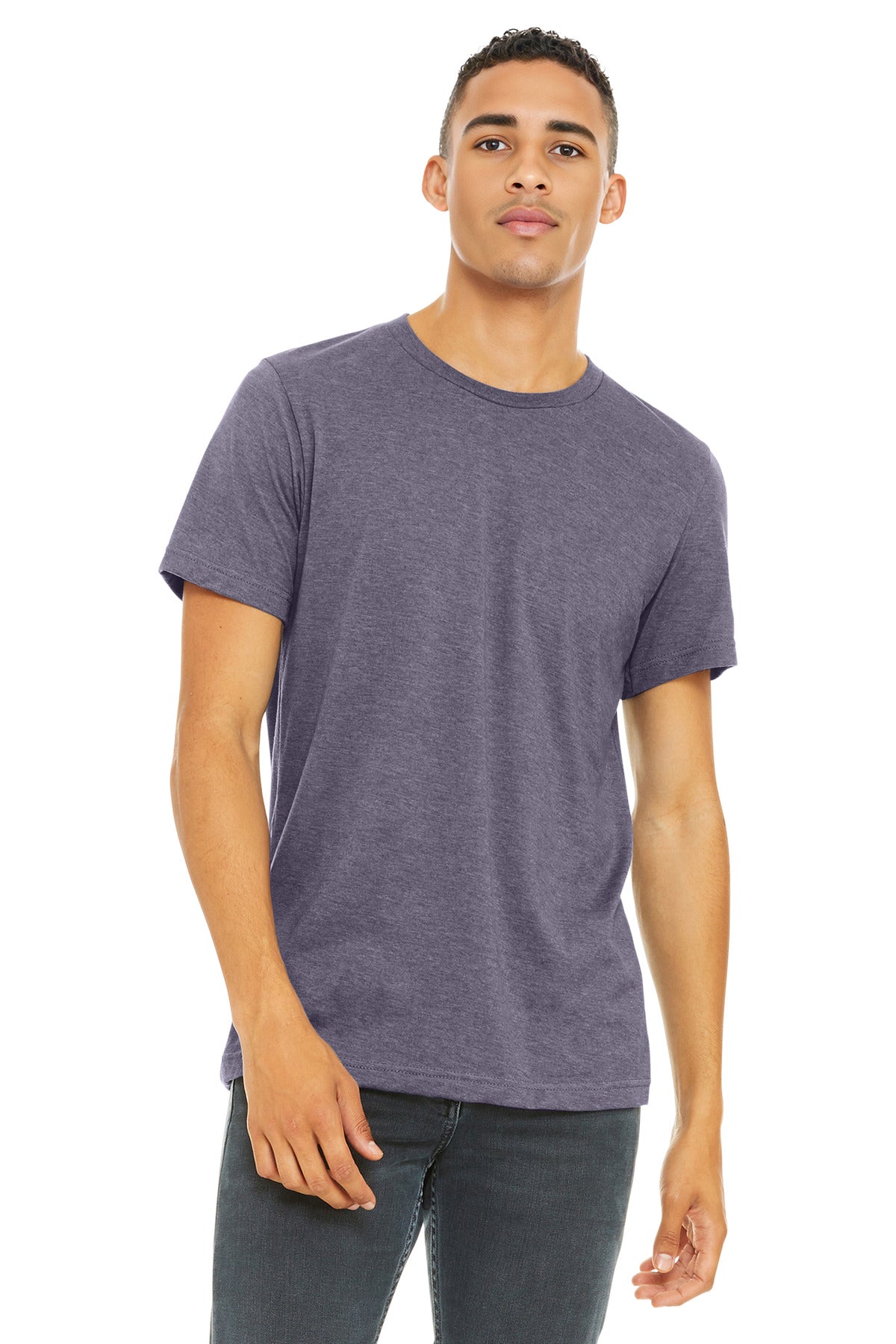 BELLA+CANVAS    Unisex Heather CVC Short Sleeve Tee. BC3001CVC