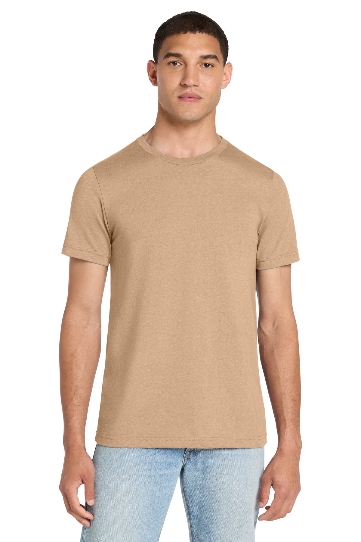 BELLA+CANVAS    Unisex Heather CVC Short Sleeve Tee. BC3001CVC