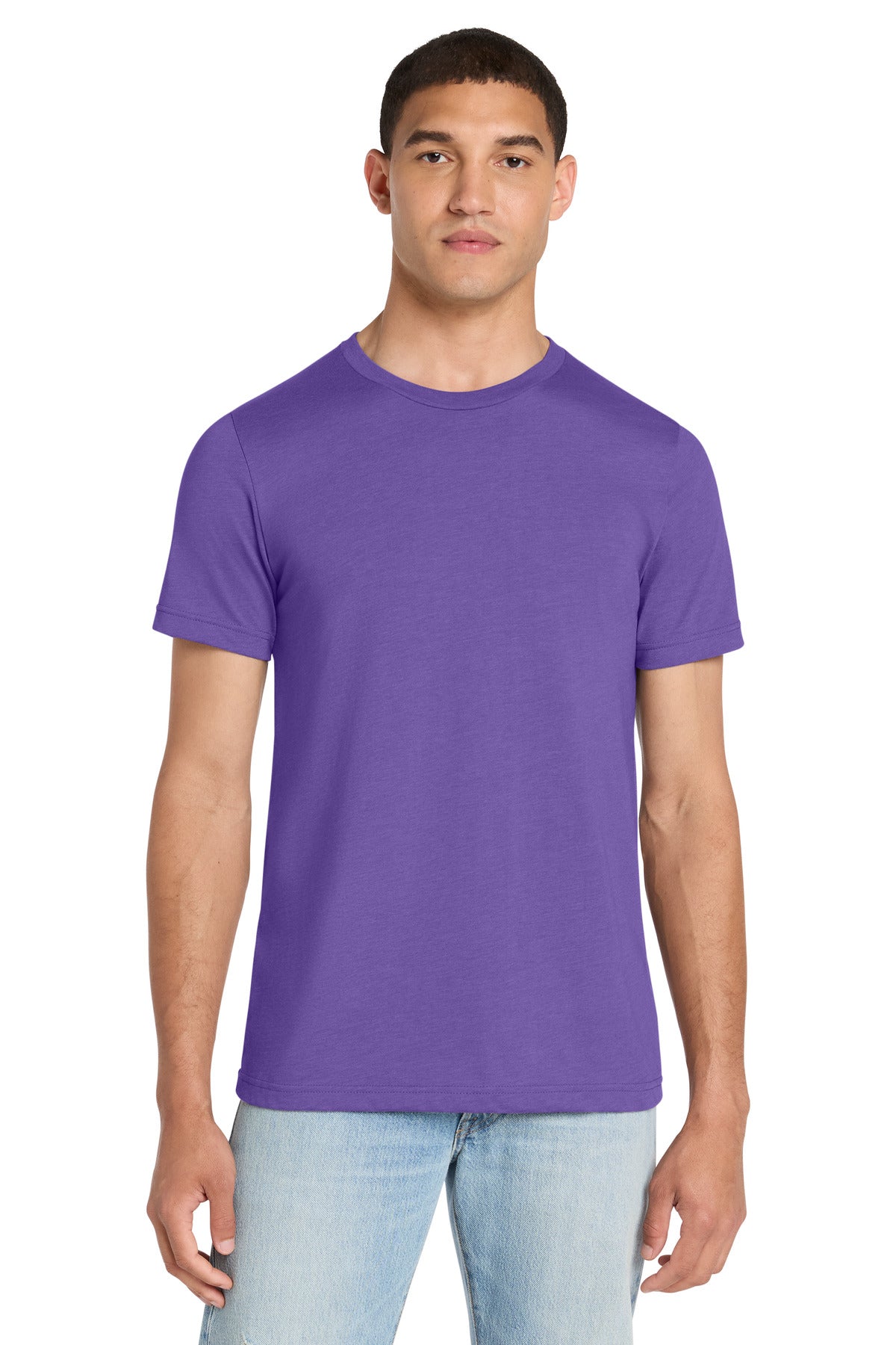 BELLA+CANVAS    Unisex Heather CVC Short Sleeve Tee. BC3001CVC