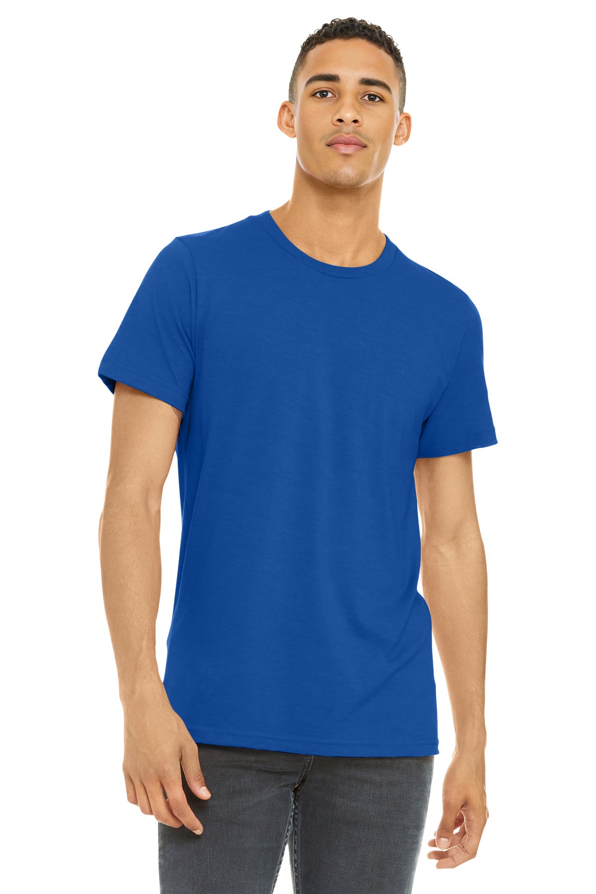 BELLA+CANVAS    Unisex Heather CVC Short Sleeve Tee. BC3001CVC