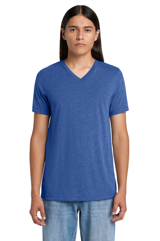 BELLA+CANVAS ®  Unisex Triblend Short Sleeve V-Neck Tee. BC3415 | Add Your Logo
