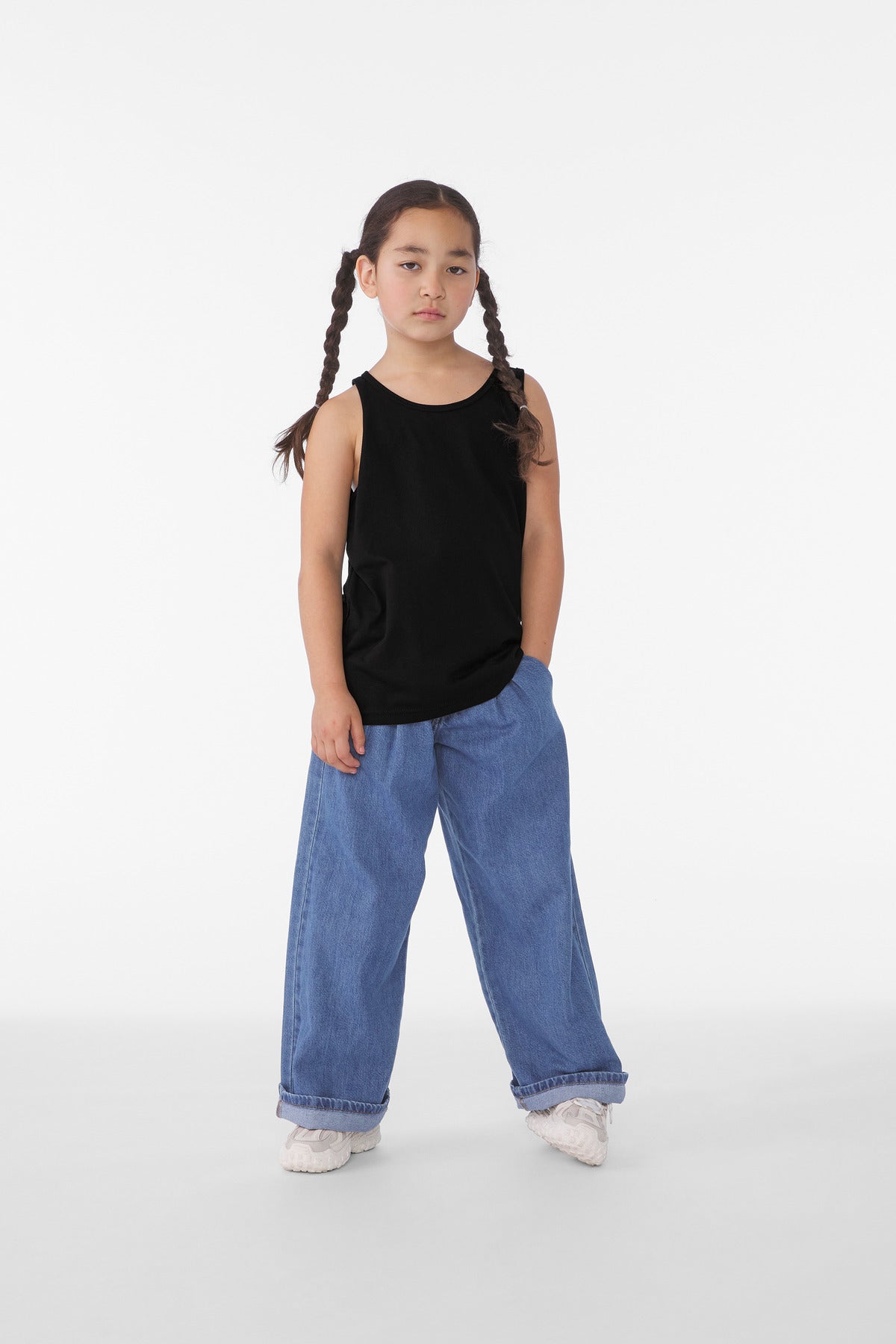 BELLA+CANVAS ®  Youth Heather CVC Tank BC3480YCVC | Add Your Logo