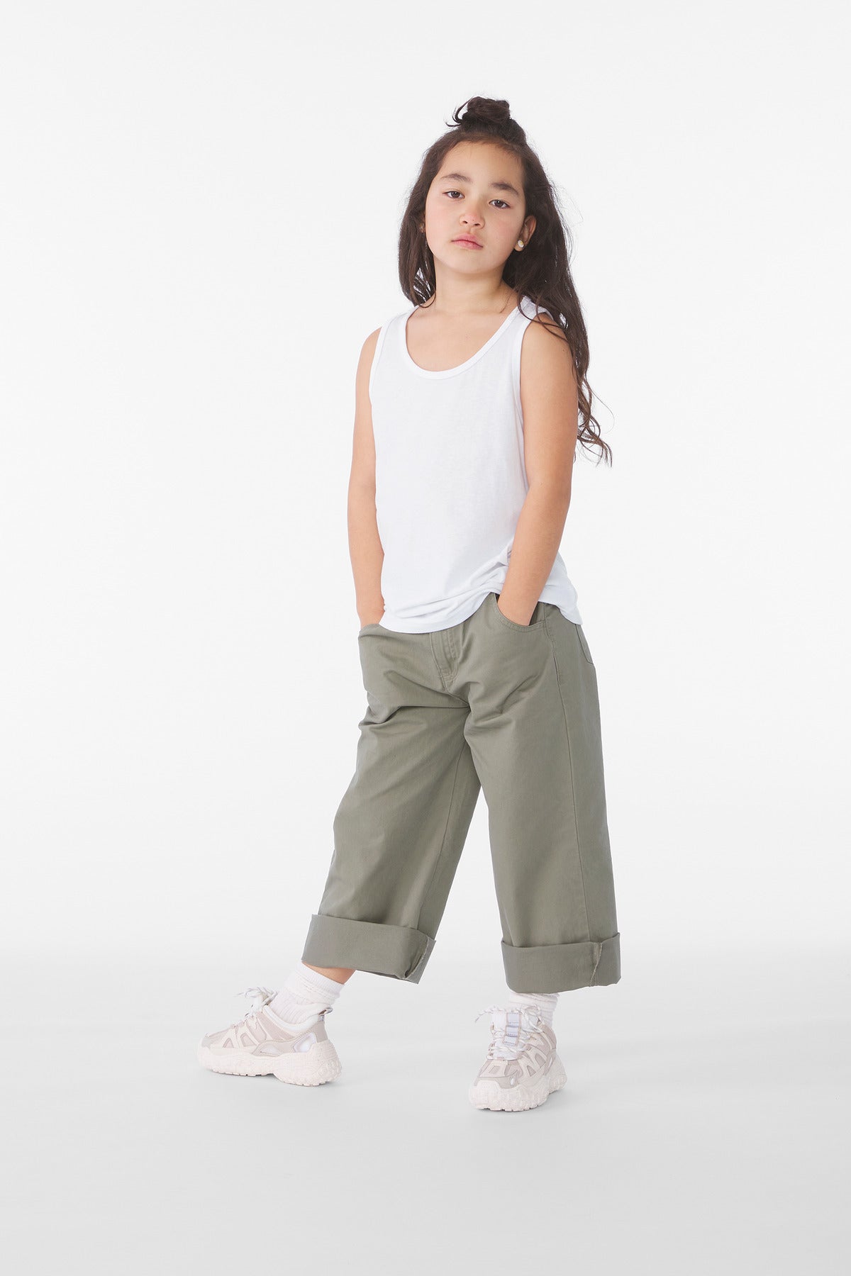 BELLA+CANVAS ®  Youth Heather CVC Tank BC3480YCVC | Add Your Logo