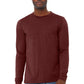 BELLA+CANVAS ®  Unisex Heather CVC Long Sleeve Tee BC3501CVC | Add Your Logo