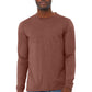 BELLA+CANVAS ®  Unisex Heather CVC Long Sleeve Tee BC3501CVC | Add Your Logo