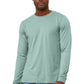 BELLA+CANVAS ®  Unisex Heather CVC Long Sleeve Tee BC3501CVC | Add Your Logo