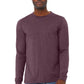 BELLA+CANVAS ®  Unisex Heather CVC Long Sleeve Tee BC3501CVC | Add Your Logo