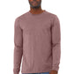 BELLA+CANVAS ®  Unisex Heather CVC Long Sleeve Tee BC3501CVC | Add Your Logo