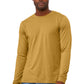 BELLA+CANVAS ®  Unisex Heather CVC Long Sleeve Tee BC3501CVC | Add Your Logo