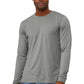 BELLA+CANVAS ®  Unisex Heather CVC Long Sleeve Tee BC3501CVC | Add Your Logo