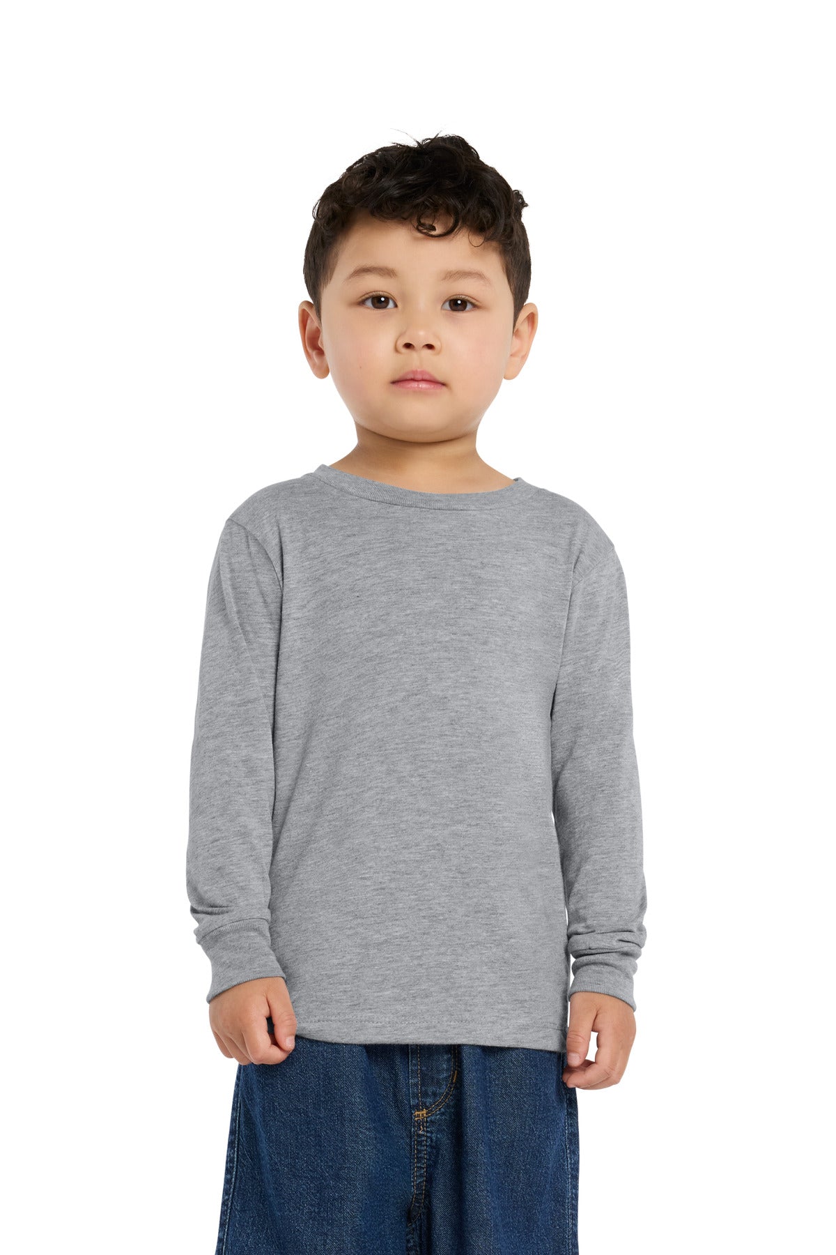 BELLA+CANVAS ®  Toddler Jersey Long Sleeve Tee BC3501T | Add Your Logo