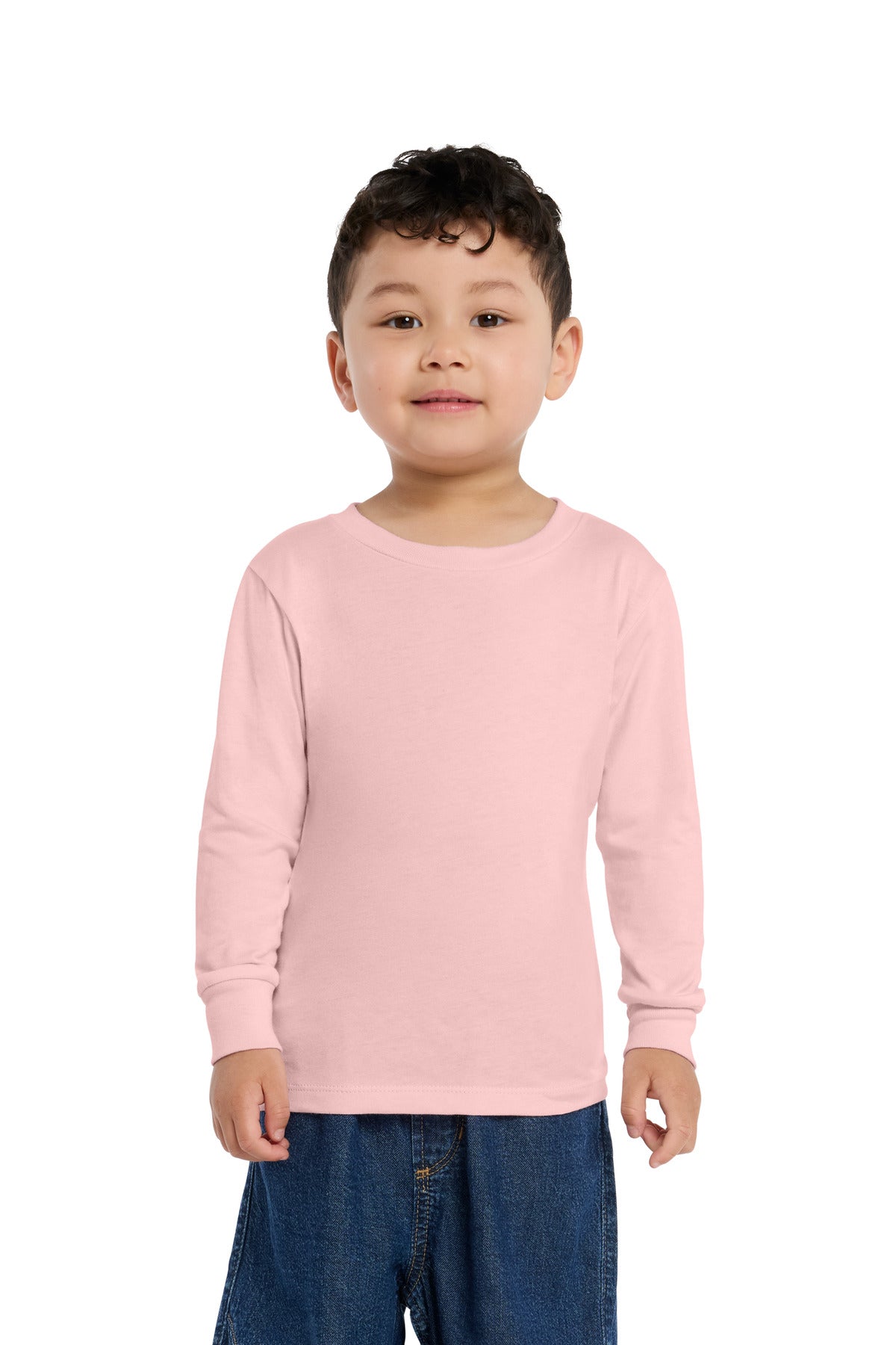 BELLA+CANVAS ®  Toddler Jersey Long Sleeve Tee BC3501T | Add Your Logo