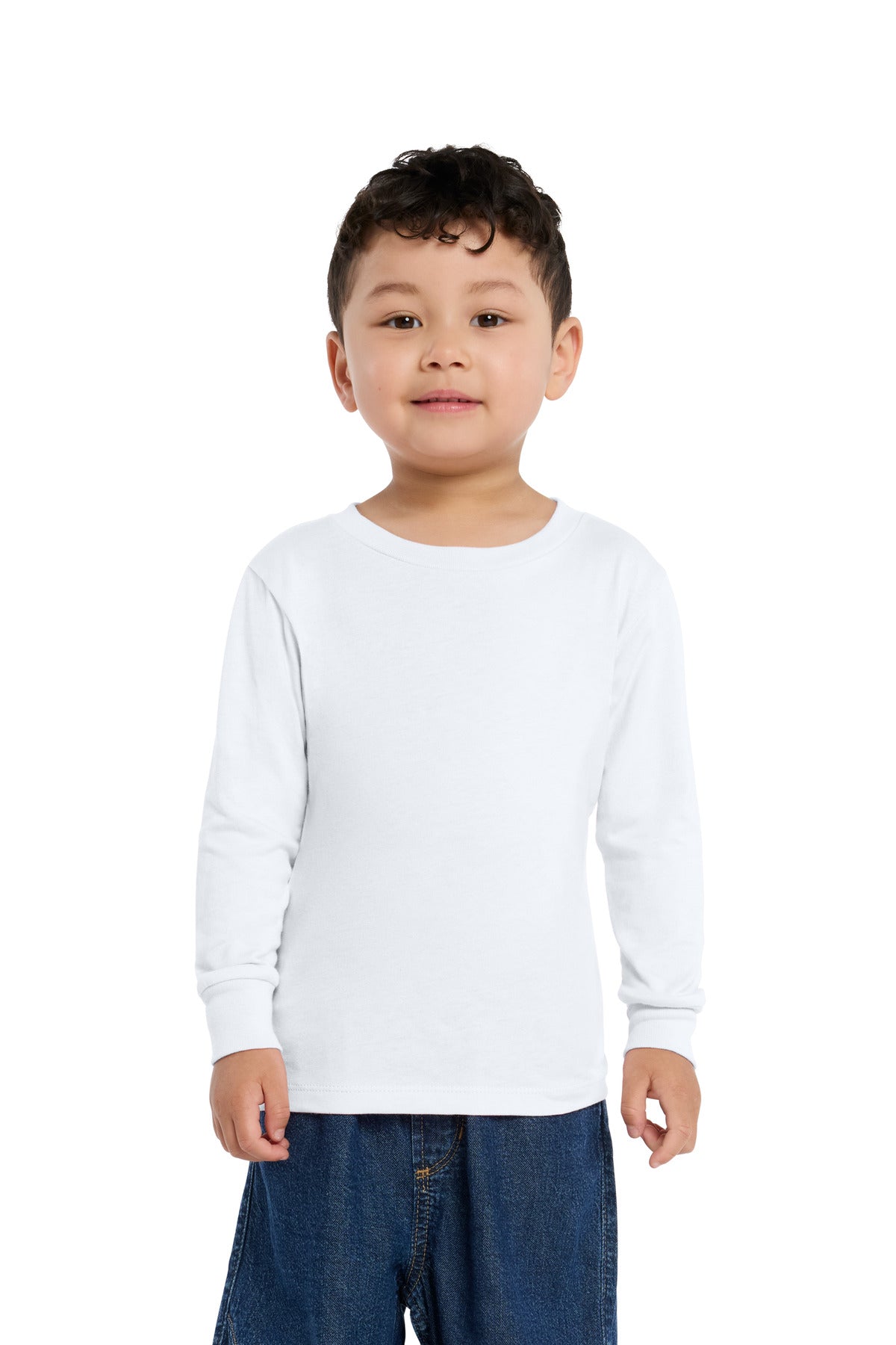 BELLA+CANVAS ®  Toddler Jersey Long Sleeve Tee BC3501T | Add Your Logo