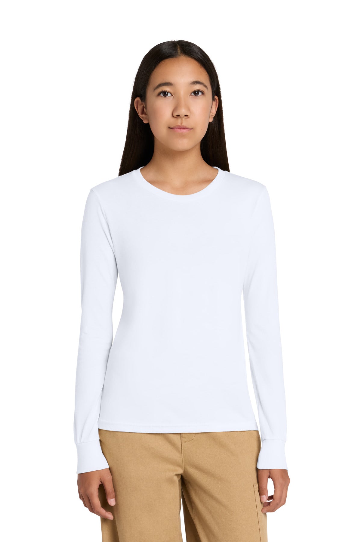 BELLA+CANVAS ®  Youth Jersey Long Sleeve Tee BC3501Y | Add Your Logo