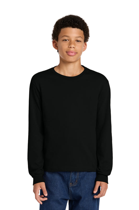 BELLA+CANVAS ®  Youth 6-Ounce Heavyweight Long Sleeve Tee BC3511Y | Add Your Logo
