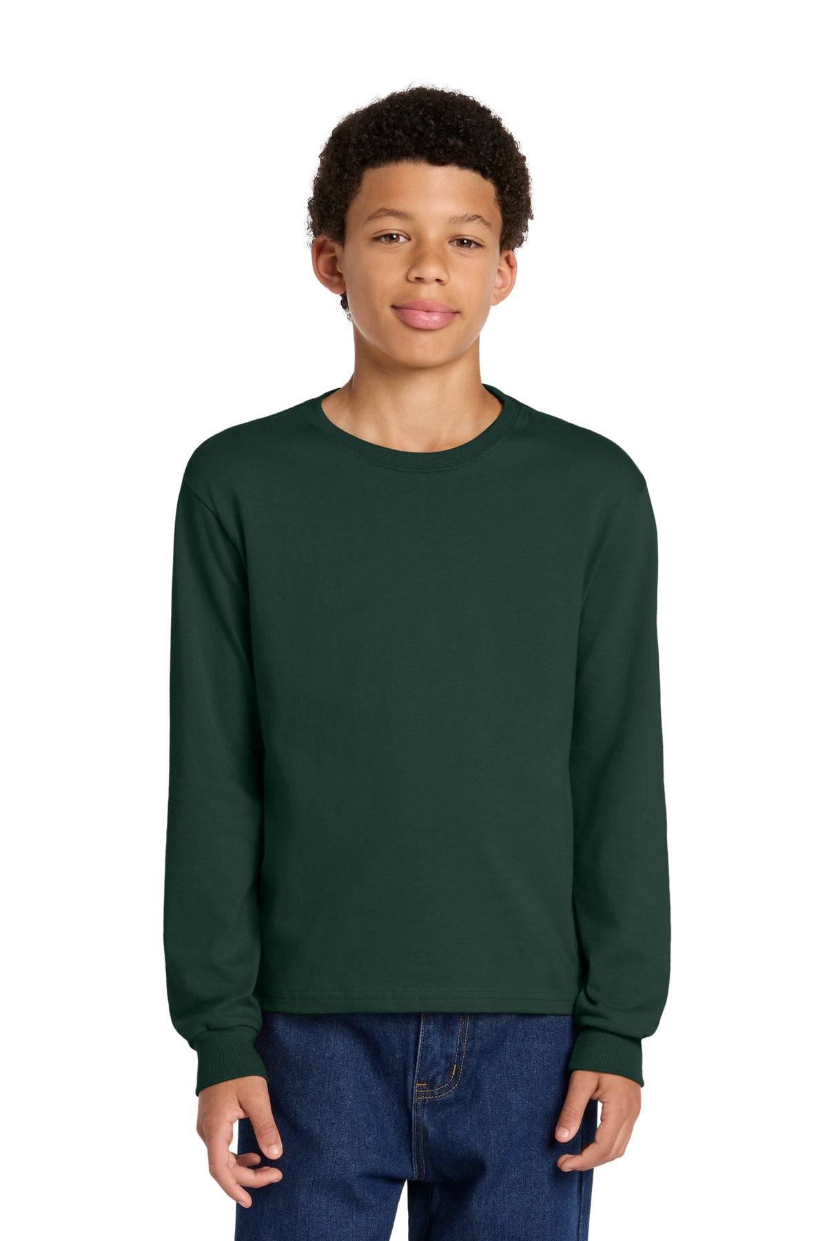 BELLA+CANVAS ®  Youth 6-Ounce Heavyweight Long Sleeve Tee BC3511Y | Add Your Logo