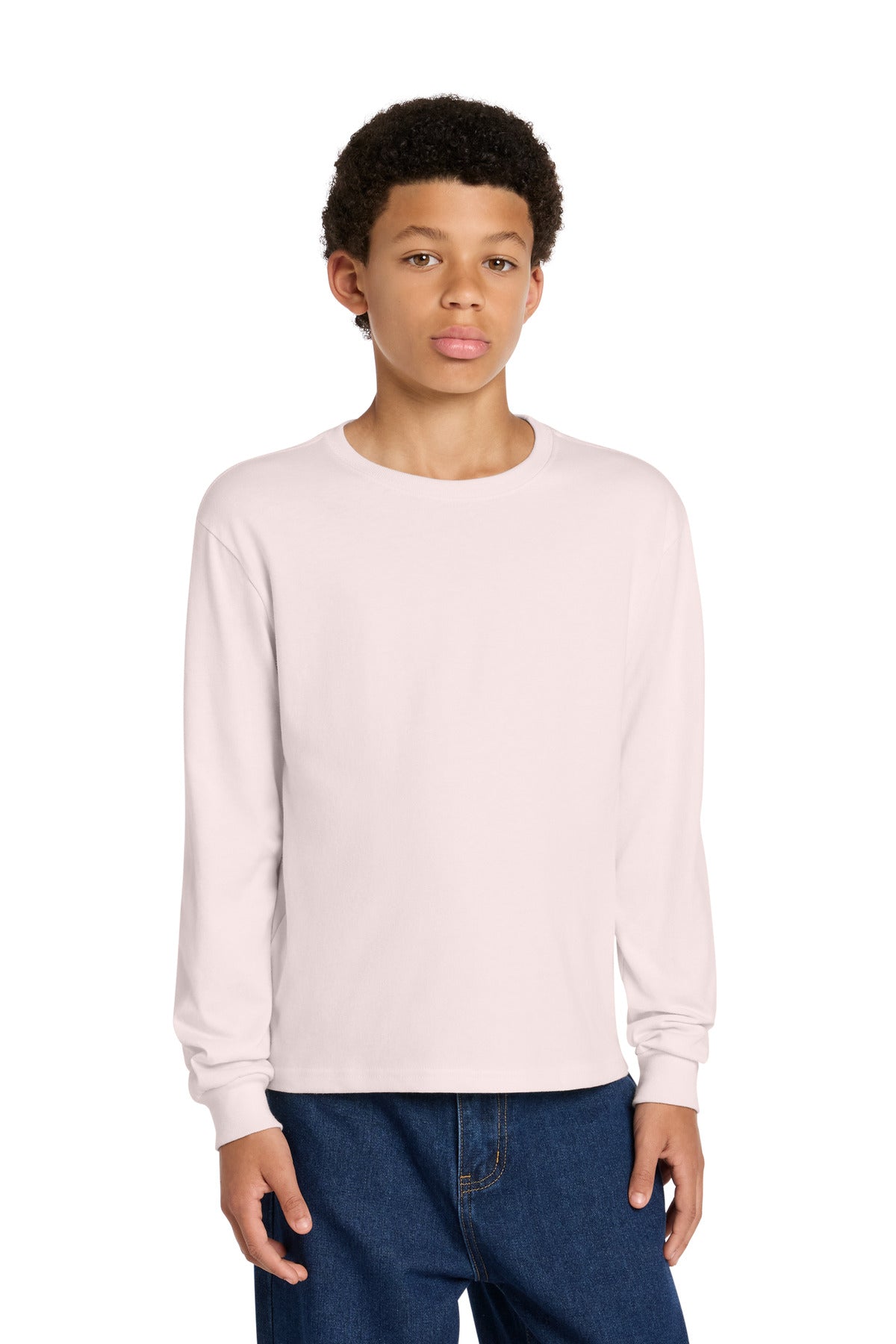 BELLA+CANVAS ®  Youth 6-Ounce Heavyweight Long Sleeve Tee BC3511Y | Add Your Logo