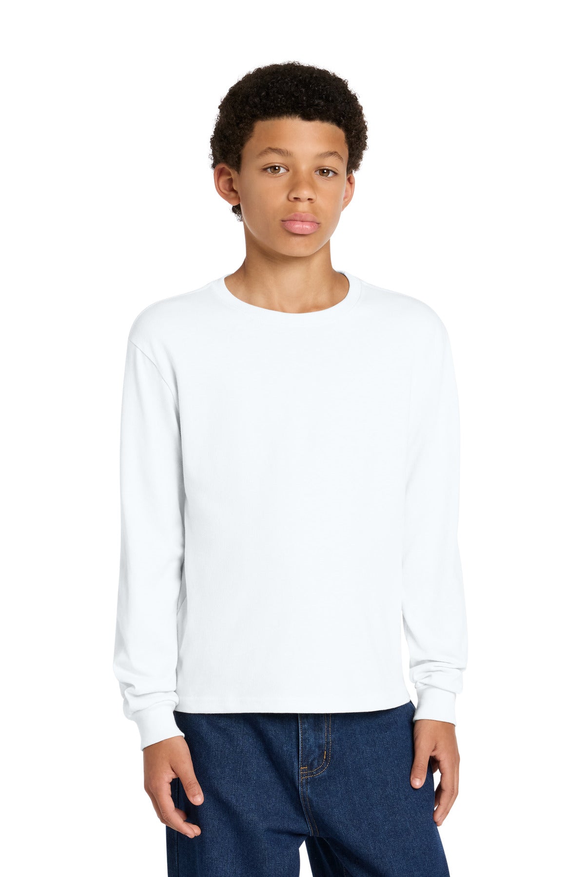 BELLA+CANVAS ®  Youth 6-Ounce Heavyweight Long Sleeve Tee BC3511Y | Add Your Logo