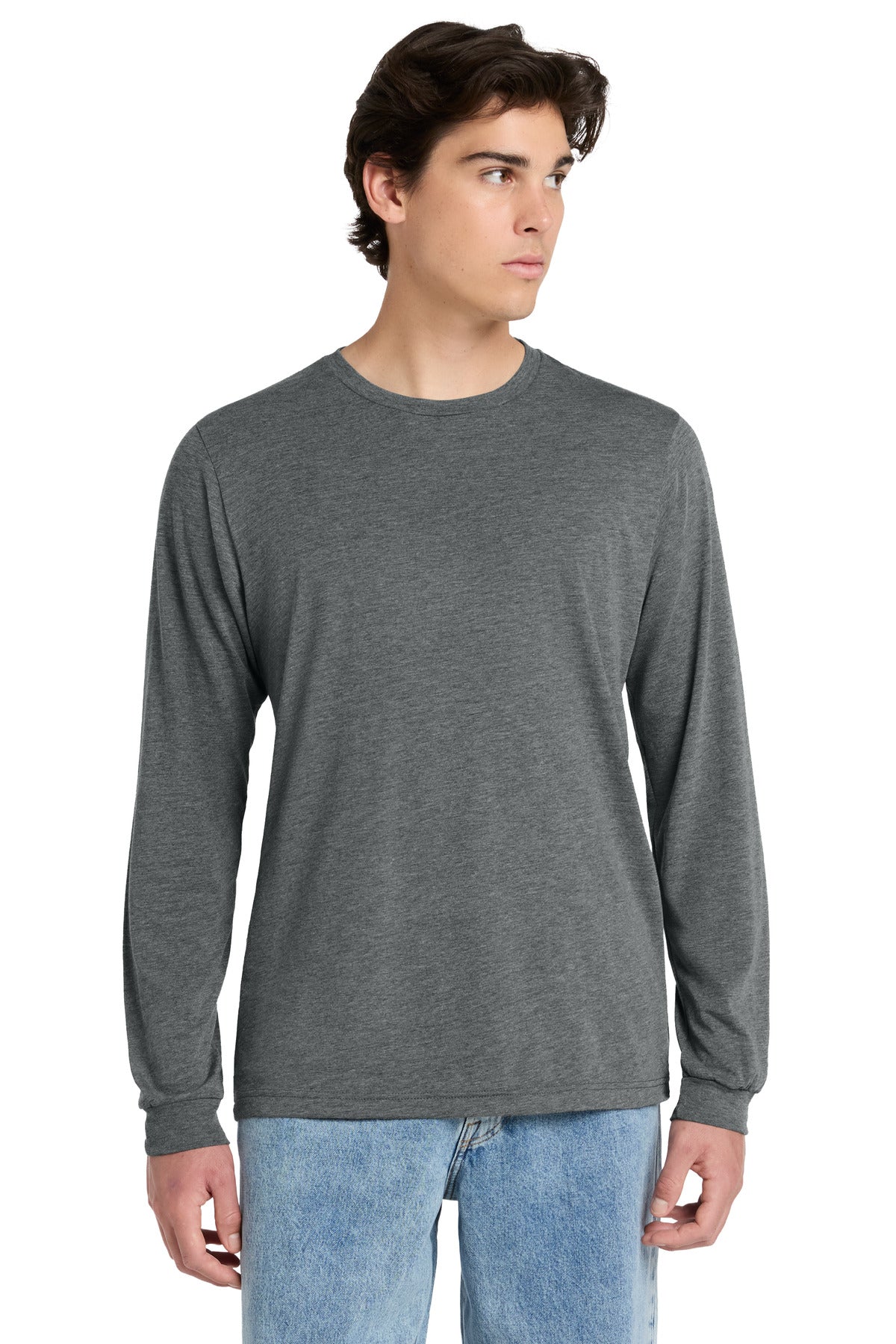 BELLA+CANVAS ®  Unisex Triblend Long Sleeve Tee BC3513 | Add Your Logo
