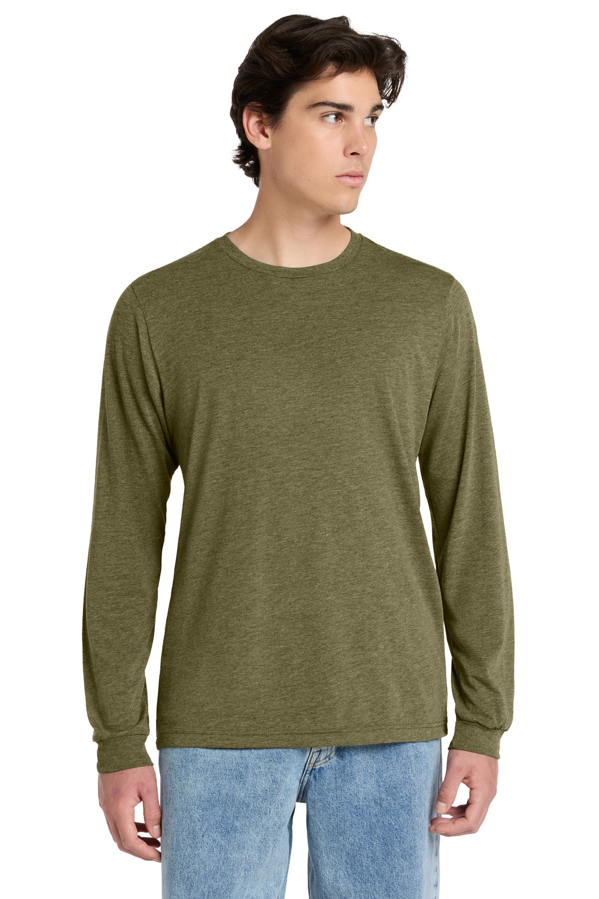 BELLA+CANVAS ®  Unisex Triblend Long Sleeve Tee BC3513 | Add Your Logo