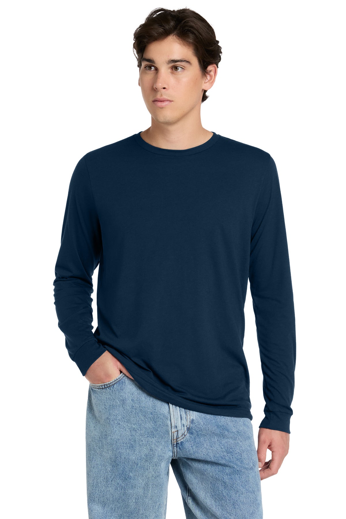 BELLA+CANVAS ®  Unisex Triblend Long Sleeve Tee BC3513 | Add Your Logo
