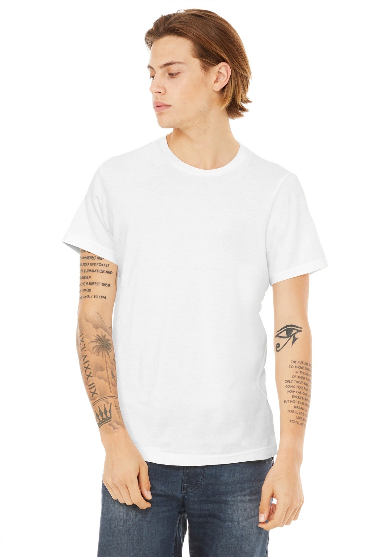 BELLA+CANVAS  ®  Unisex Poly-Cotton Short Sleeve Tee. BC3650 | Add Your Logo