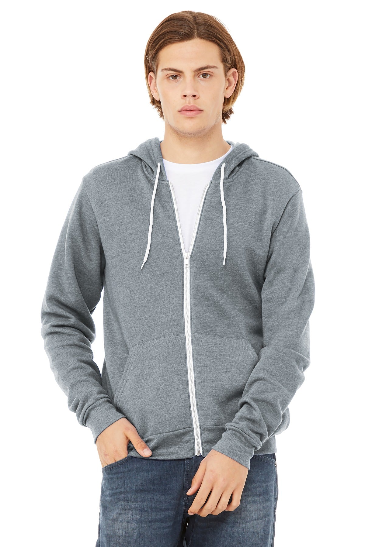 BELLA+CANVAS  ®  Unisex Sponge Fleece Full-Zip Hoodie. BC3739 | Add Your Logo