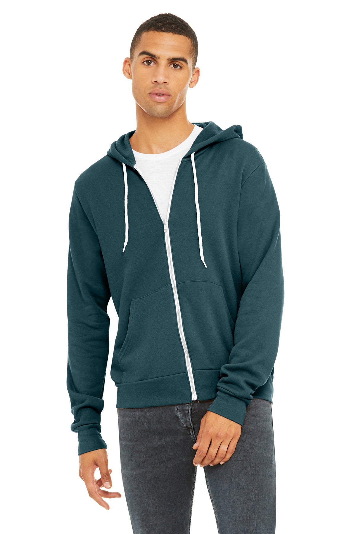 BELLA+CANVAS  ®  Unisex Sponge Fleece Full-Zip Hoodie. BC3739 | Add Your Logo