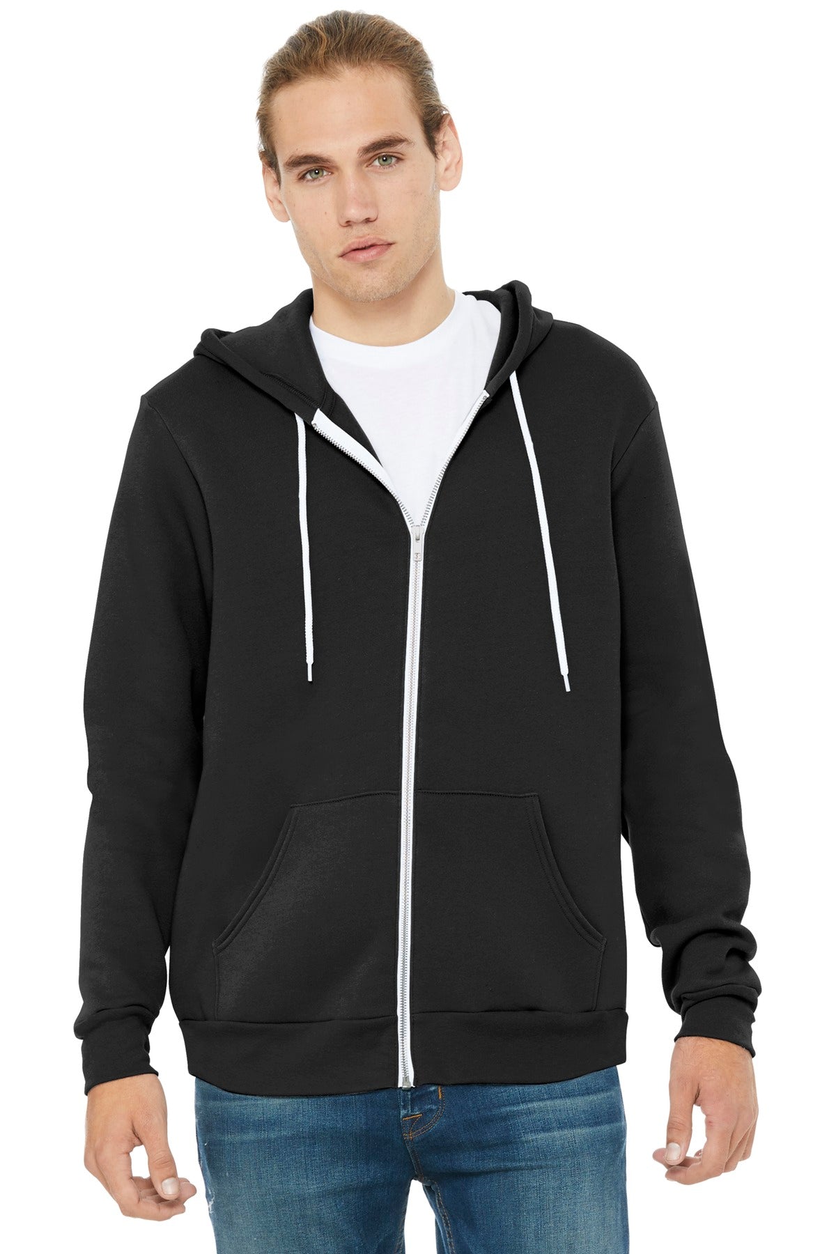 BELLA+CANVAS  ®  Unisex Sponge Fleece Full-Zip Hoodie. BC3739 | Add Your Logo