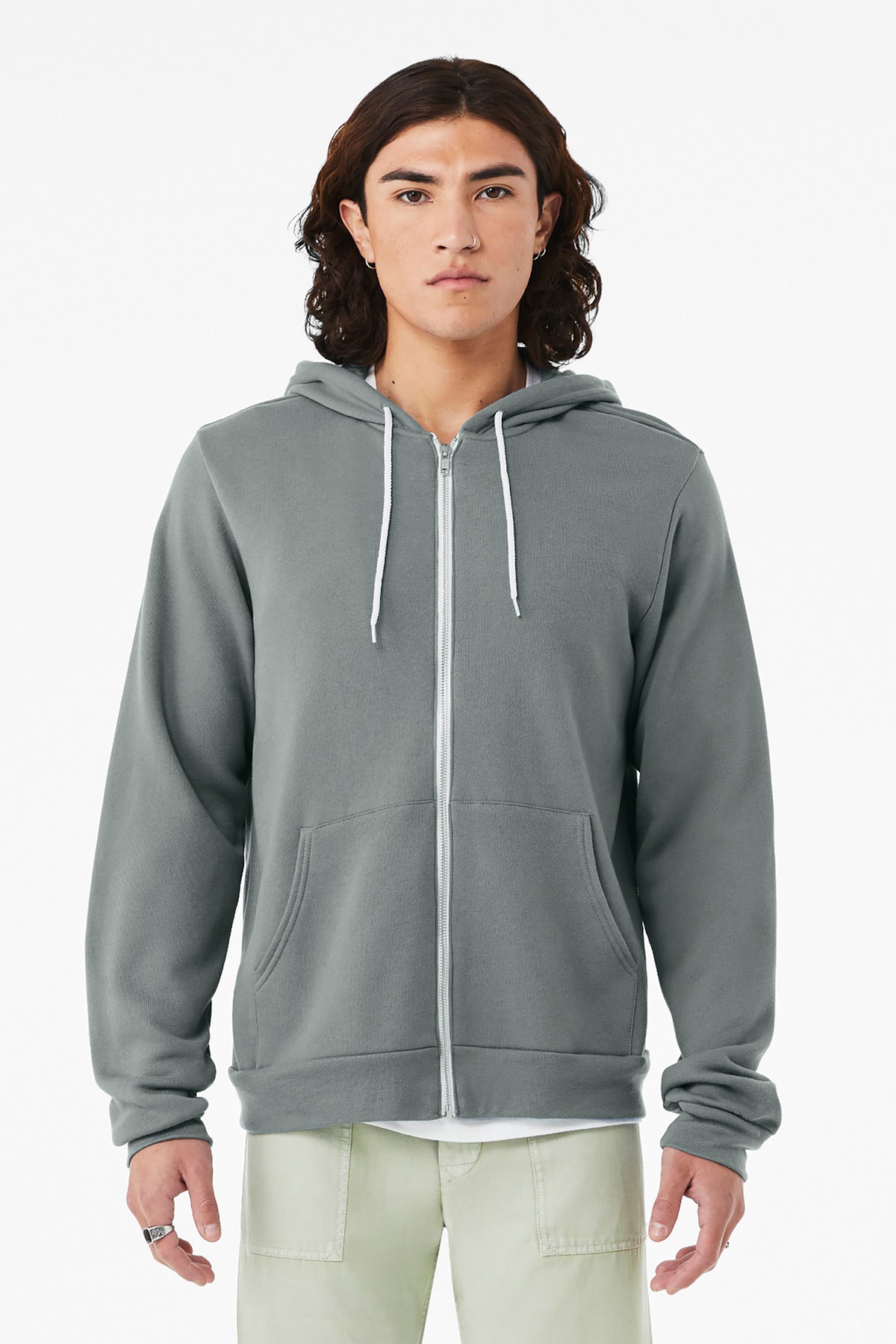 BELLA+CANVAS  ®  Unisex Sponge Fleece Full-Zip Hoodie. BC3739 | Add Your Logo