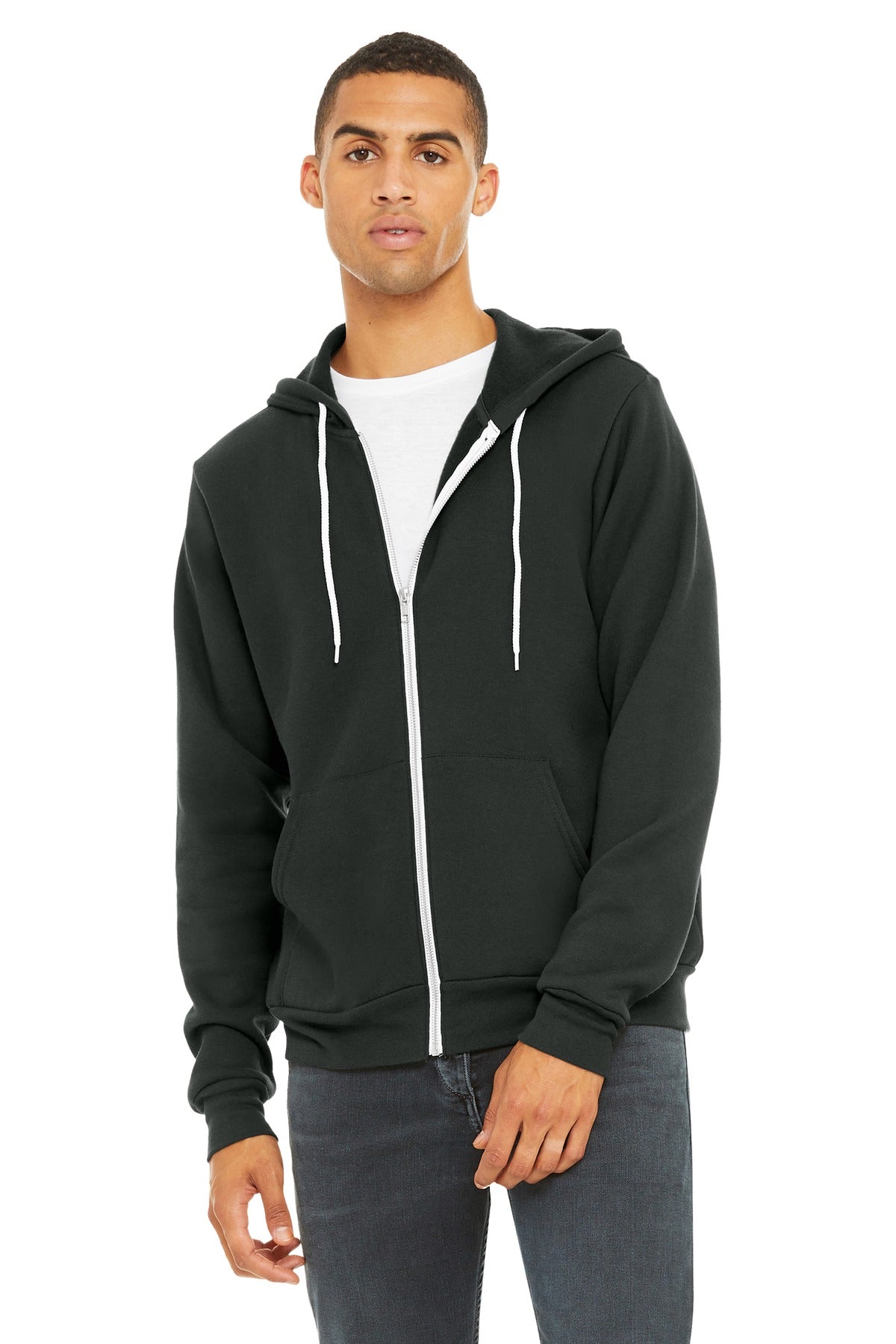 BELLA+CANVAS  ®  Unisex Sponge Fleece Full-Zip Hoodie. BC3739 | Add Your Logo