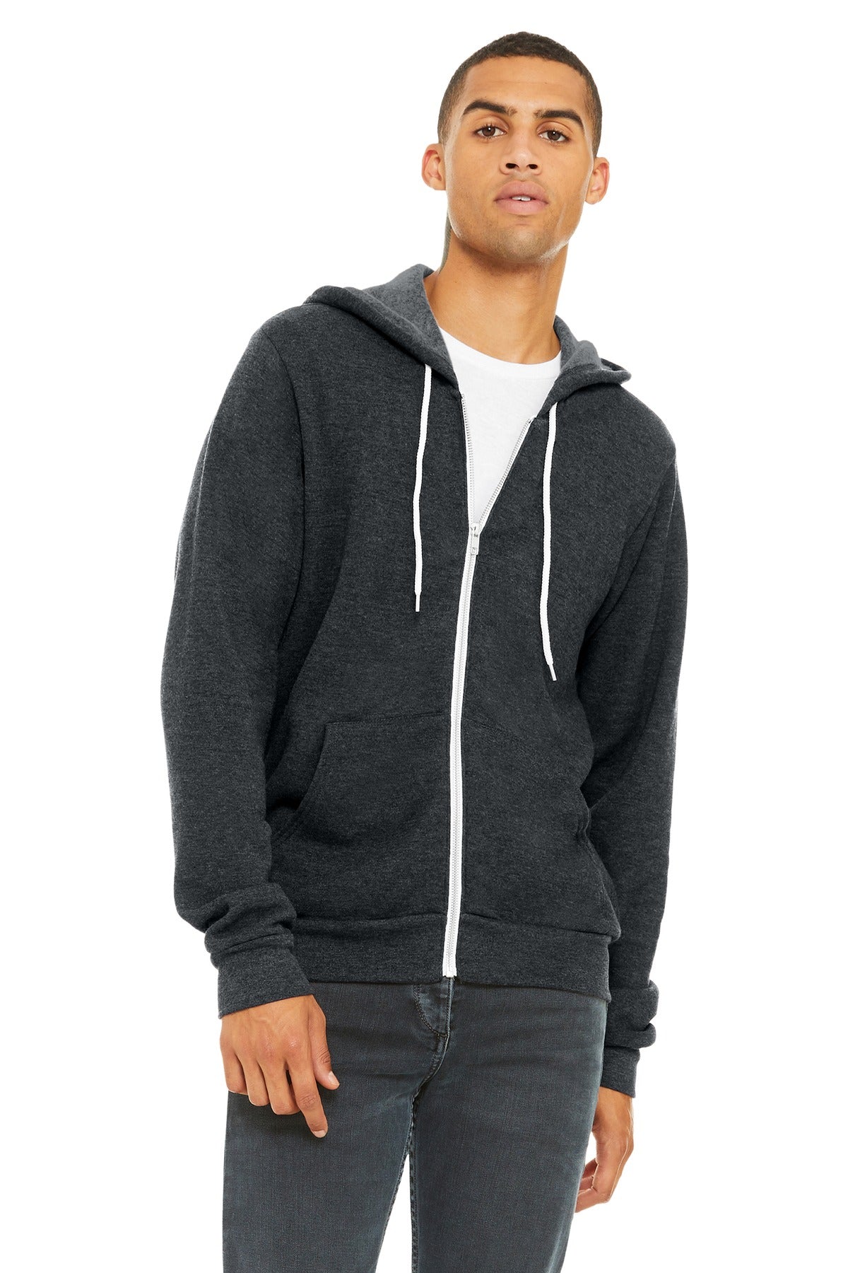 BELLA+CANVAS  ®  Unisex Sponge Fleece Full-Zip Hoodie. BC3739 | Add Your Logo