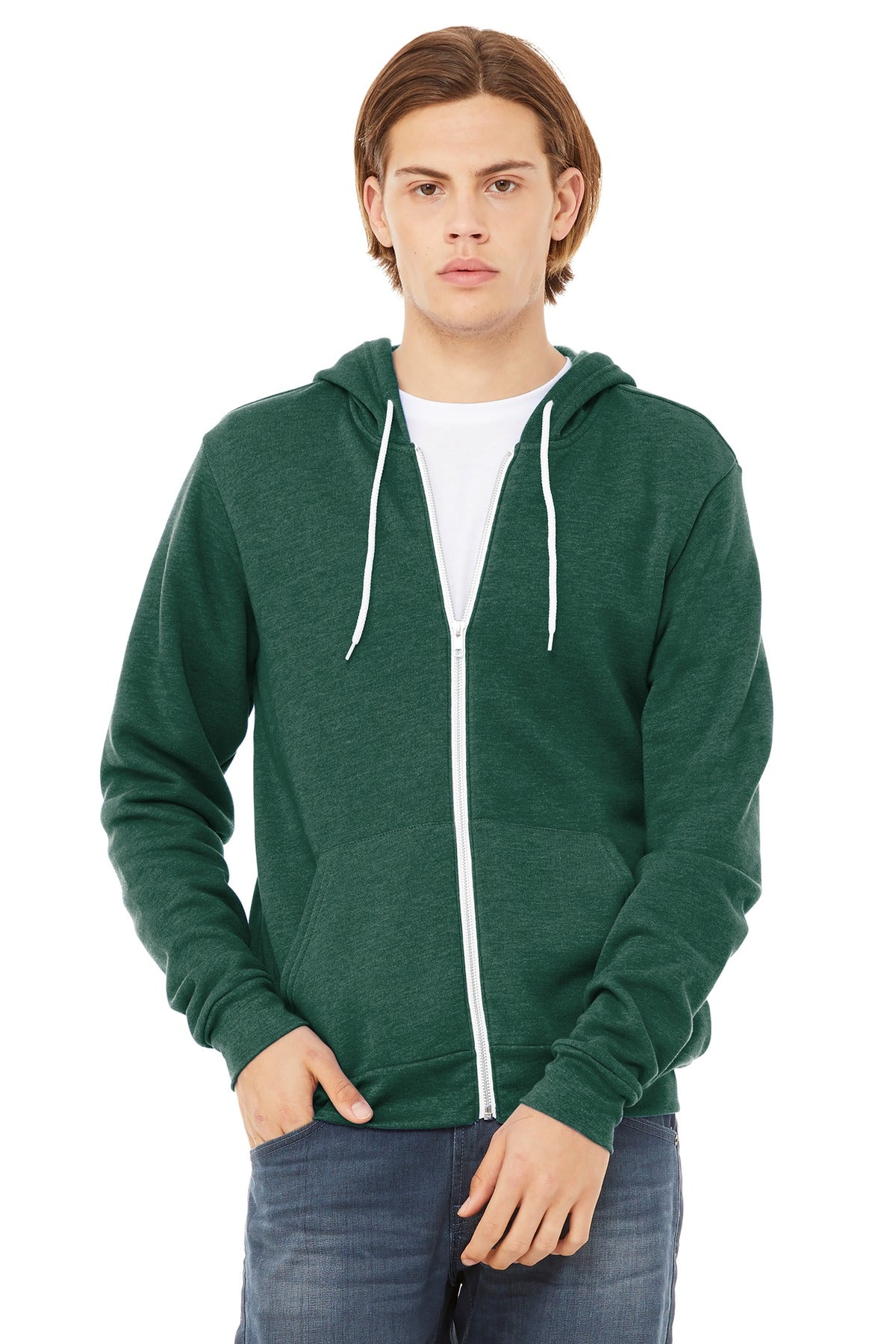 BELLA+CANVAS  ®  Unisex Sponge Fleece Full-Zip Hoodie. BC3739 | Add Your Logo