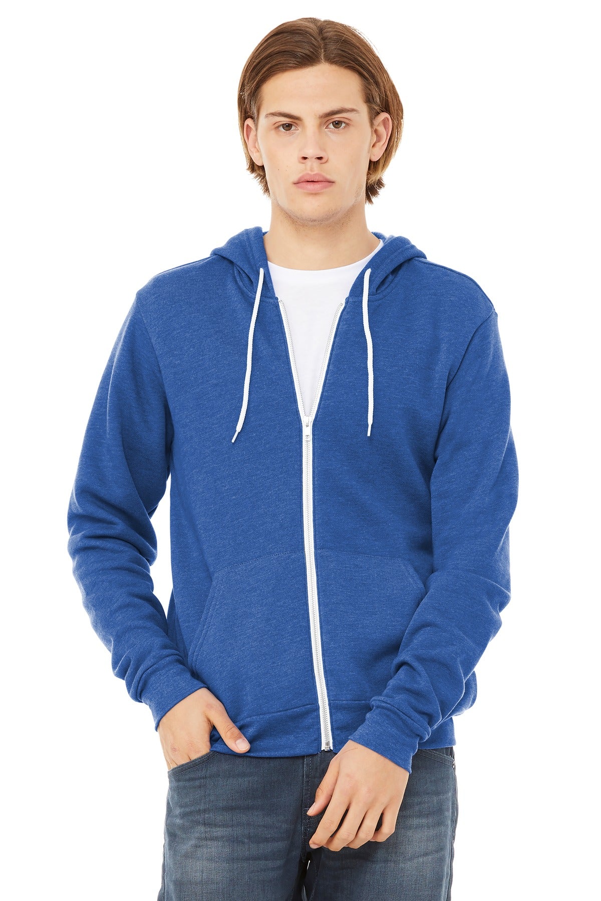 BELLA+CANVAS  ®  Unisex Sponge Fleece Full-Zip Hoodie. BC3739 | Add Your Logo