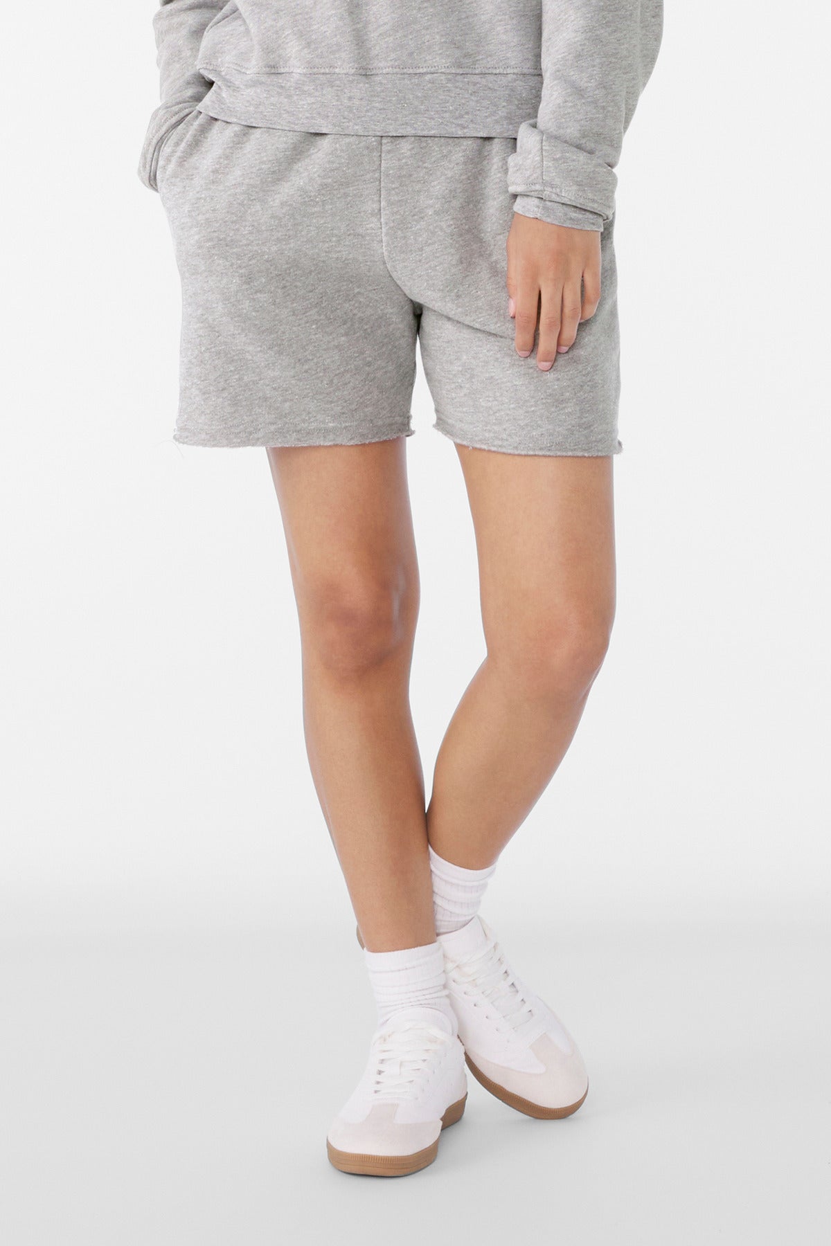 BELLA+CANVAS ®  Women's Cutoff Sweatshort BC3787 | Add Your Logo