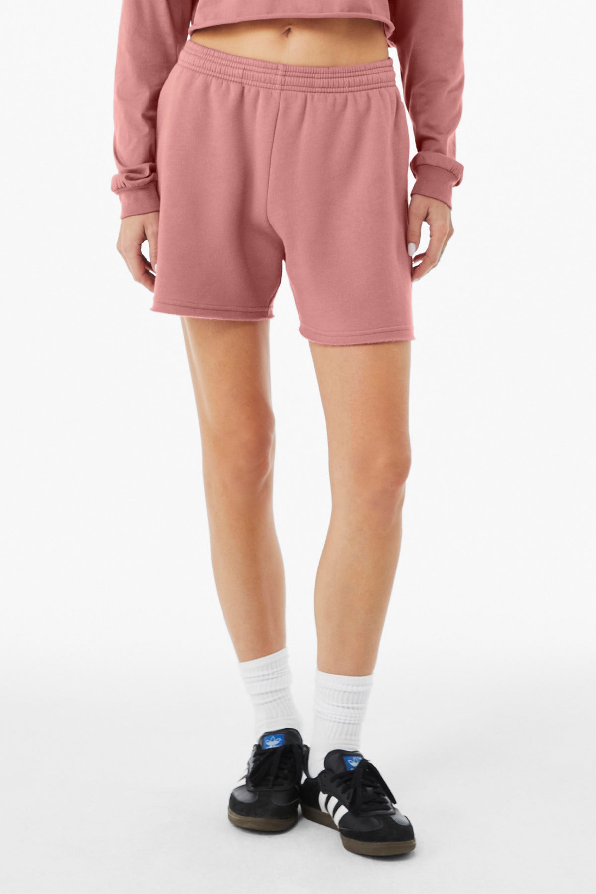 BELLA+CANVAS ®  Women's Cutoff Sweatshort BC3787 | Add Your Logo