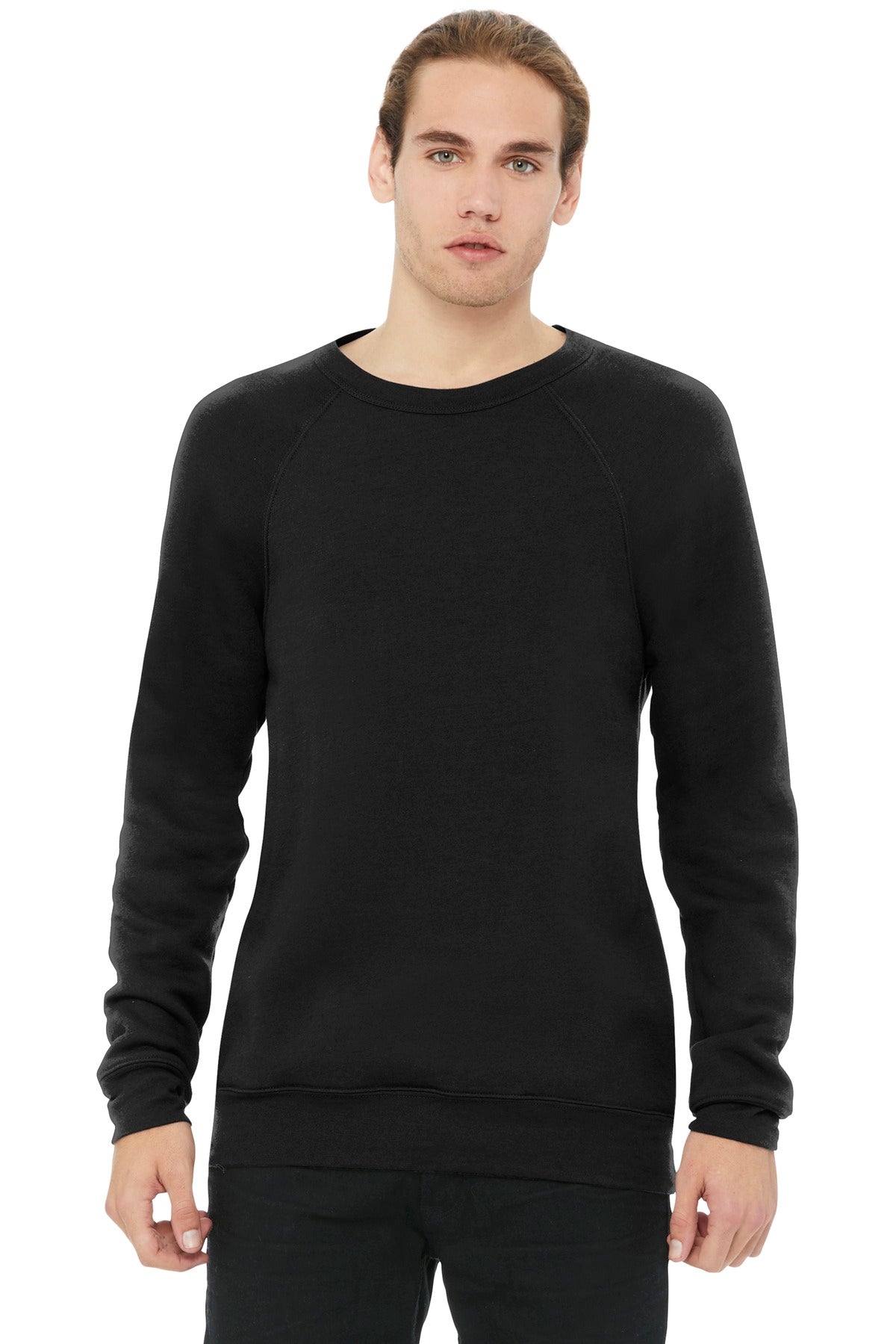 BELLA+CANVAS  ®  Unisex Sponge Fleece Raglan Sweatshirt. BC3901 | Add Your Logo