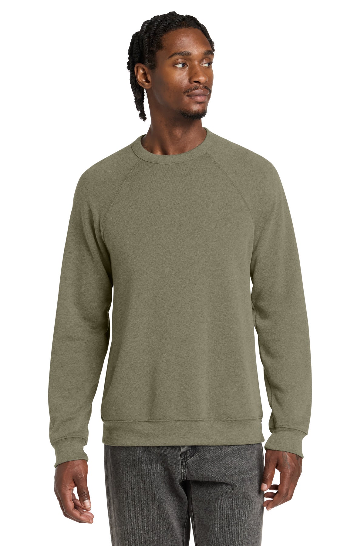 BELLA+CANVAS  ®  Unisex Sponge Fleece Raglan Sweatshirt. BC3901 | Add Your Logo